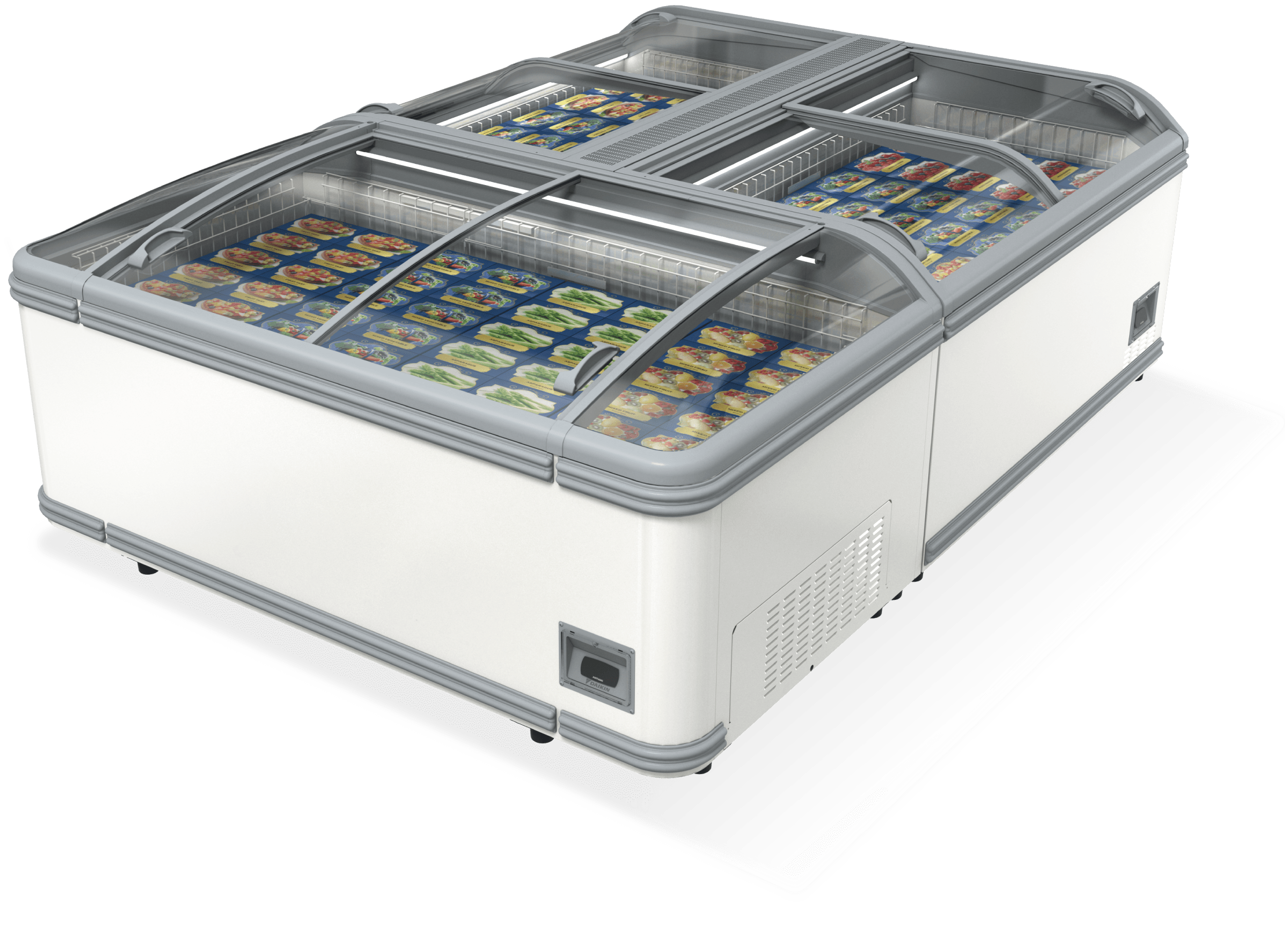 冷凍プラグインショーケース | 中温用エアコン・冷凍冷蔵ユニット